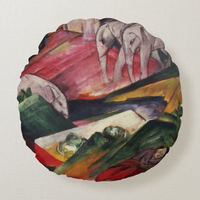 Cojín Redondo El sueño (Anverso)