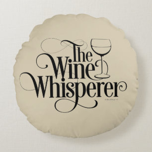 Cojín Redondo El susurro del vino