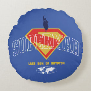 Cojín Redondo El último hijo del emblema de Krypton