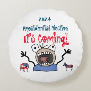 Cojín Redondo Elecciones Presidenciales 2024, ¡Está llegando!