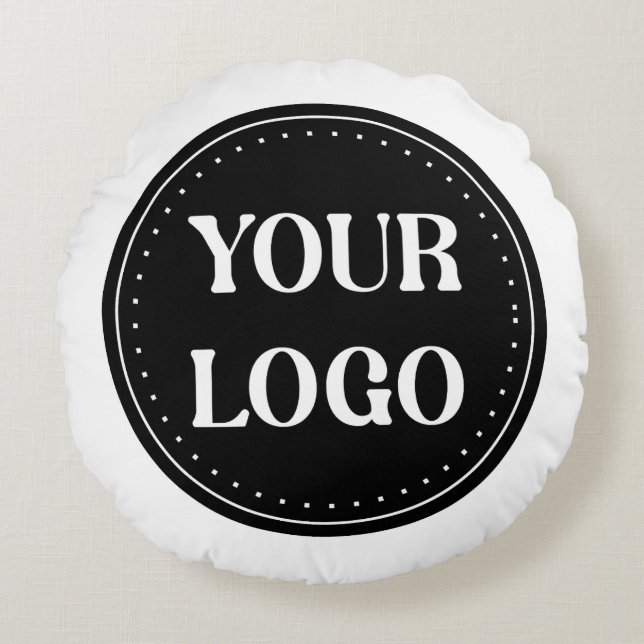 Cojín Redondo Elegante, contemporáneo, refinado y personalizable (Anverso)