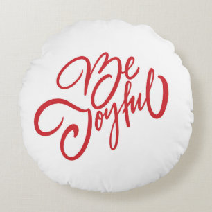 Cojín Redondo Elegante y alegre diseño de vacaciones