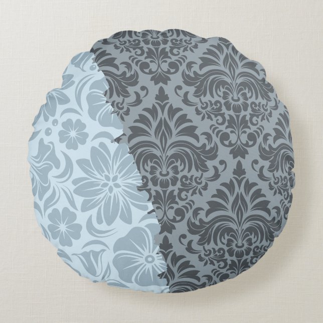 Cojín Redondo Elementos ornamentales de lujo (Anverso)