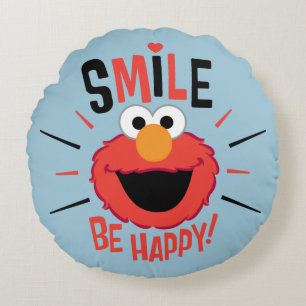 Cojín Redondo Elmo Happy Smile
