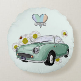 Cojín Redondo Emerald Green Figaro round pillow