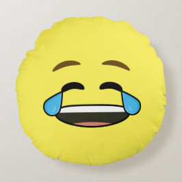 Cojín Redondo Emoji de risa