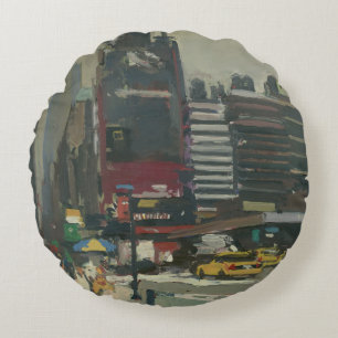 Cojín Redondo En la acera 2012