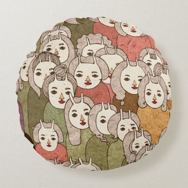 Cojín Redondo En la plataforma 2012 (Anverso)