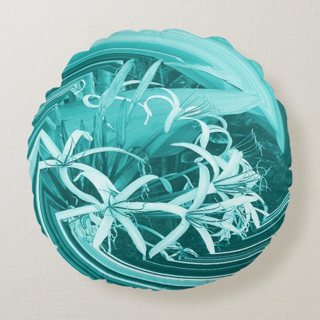 Cojín Redondo En lo profundo del mar...... (Anverso)