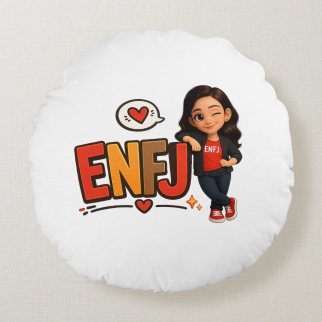 COJÍN REDONDO ENFJ (Anverso)