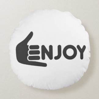 Cojín Redondo Enjoy T-Shirt