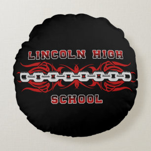 Cojín Redondo Enlaces de secundaria de Lincoln 2