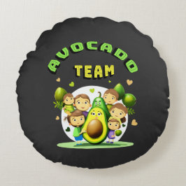 Cojín Redondo Equipo de aguacate