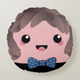 Cojín Redondo Es Un Chico   Revelación de género de Baby Boy