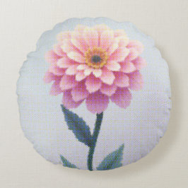 Cojín Redondo Esbozo pepinal efímero