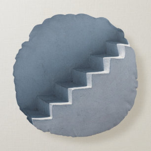 Cojín Redondo Escaleras blancas