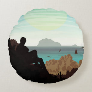 Cojín Redondo Escape alto