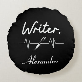 Cojín Redondo Escritor