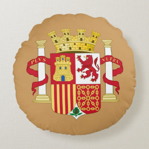 Cojín Redondo Escudo de España