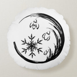 Cojín Redondo Escudo de invierno