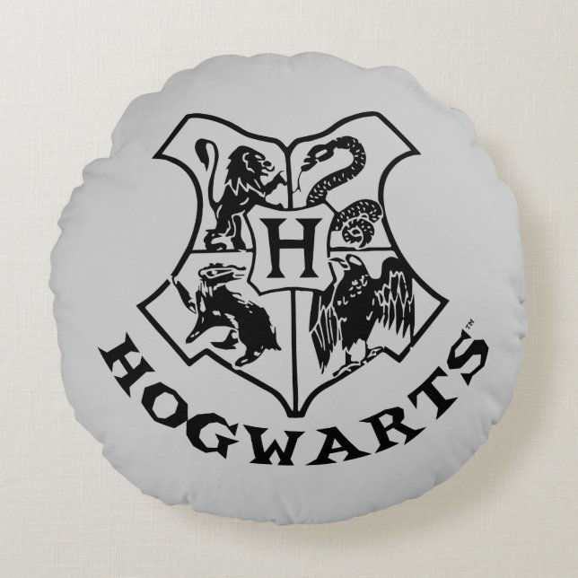Cojín Redondo Escudo escolar Vintage HOGWARTS™ (Anverso)