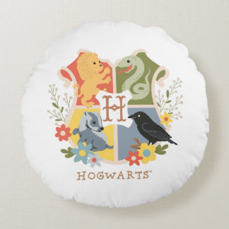 Cojín Redondo Escudo Magic Blooms HOGWARTS™