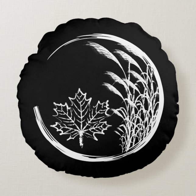 Cojín Redondo Escudo otoño/otoño (Anverso)