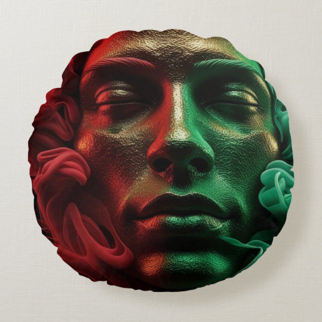 Cojín Redondo Esencia divina (Anverso)