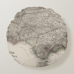 Cojín Redondo España y Portugal, cuatro hojas