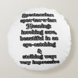 Cojín Redondo Espectacular: especificación de definición・tac・u・l