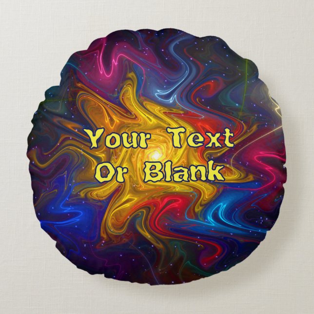 Cojín Redondo Espectro solar (Anverso)