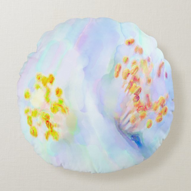 Cojín Redondo Esplendor En Bloom II (Anverso)