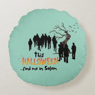Cojín Redondo Esta Halloween Me Encuentra En Salem