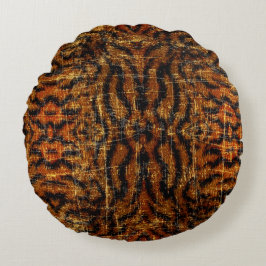 Cojín Redondo Estampa Animal Tigre Grunge Vintage Agotado