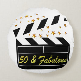 COJÍN REDONDO ESTRELLA DE PELÍCULA DE 50 AÑOS