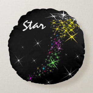 Cojín Redondo Estrella navidad