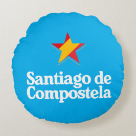 Cojín Redondo Estrellas de España – Santiago de Compostela