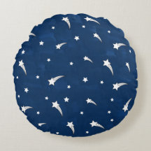 Estrellas Fugaces Acuarela Azul Marino