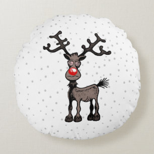 Cojín Redondo Estresmas de moras con Rudolph