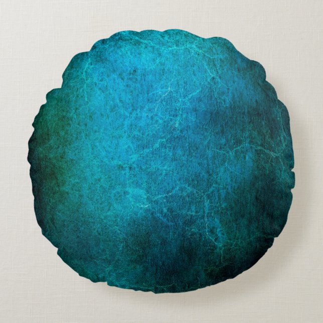 Cojín Redondo Estructura de fondo antigua (Anverso)