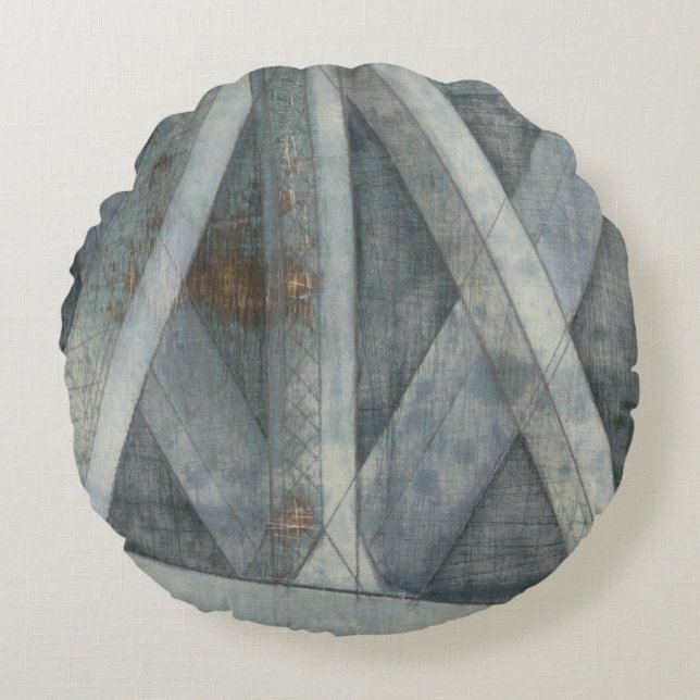 Cojín Redondo Estructura industrial | Puente (Anverso)