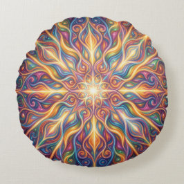 Cojín Redondo Ethereal Vision – Beyond Reality44