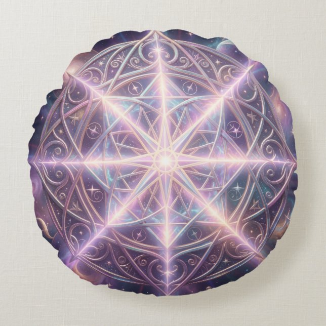 Cojín Redondo Ethereal Vision – Beyond Reality.85 (Anverso)