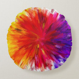Cojín Redondo Explosión de color