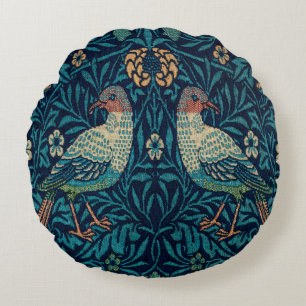 Cojín Redondo Faisanes de William Morris