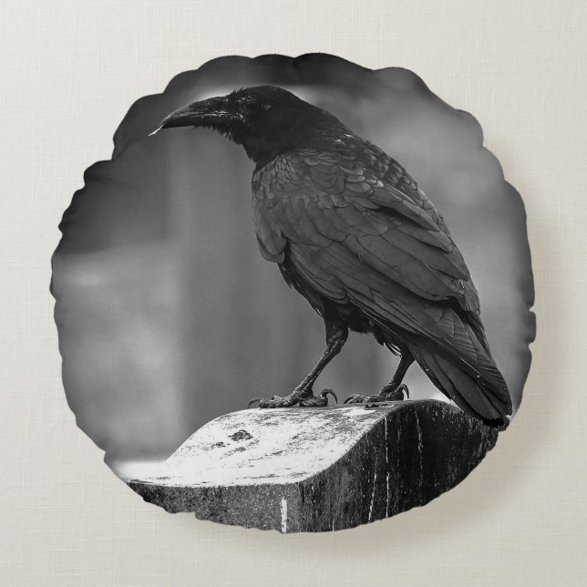 Cojín Redondo Falln Encontró Una Pluma (Anverso)