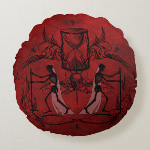 Cojín Redondo Falln Memento Mori