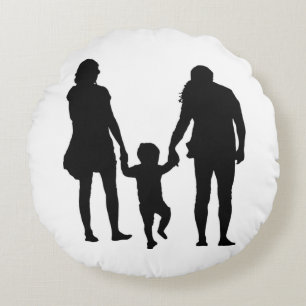 COJÍN REDONDO FAMILIA FELIZ