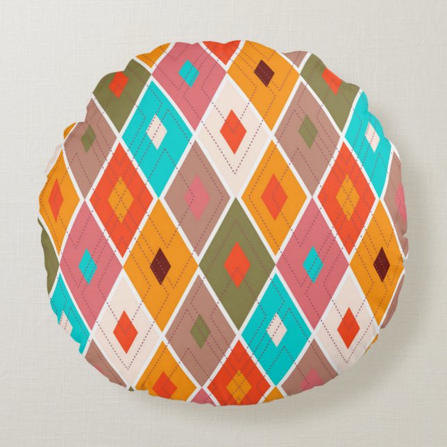 Cojín Redondo Famous Colour Round Pillow (Anverso)