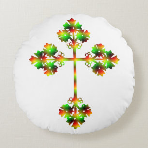 COJÍN REDONDO FANCY CROSS